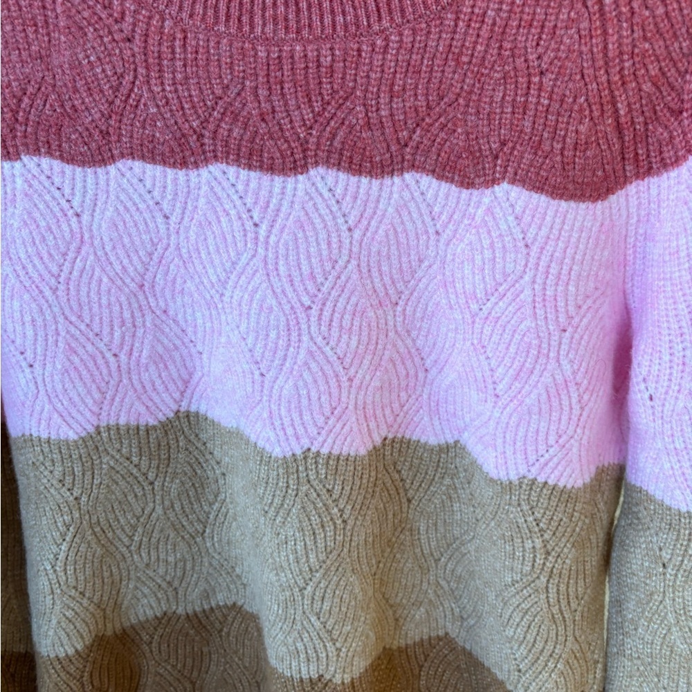 Talbots Multicolor Striped Sweater - Picture 3 of 5